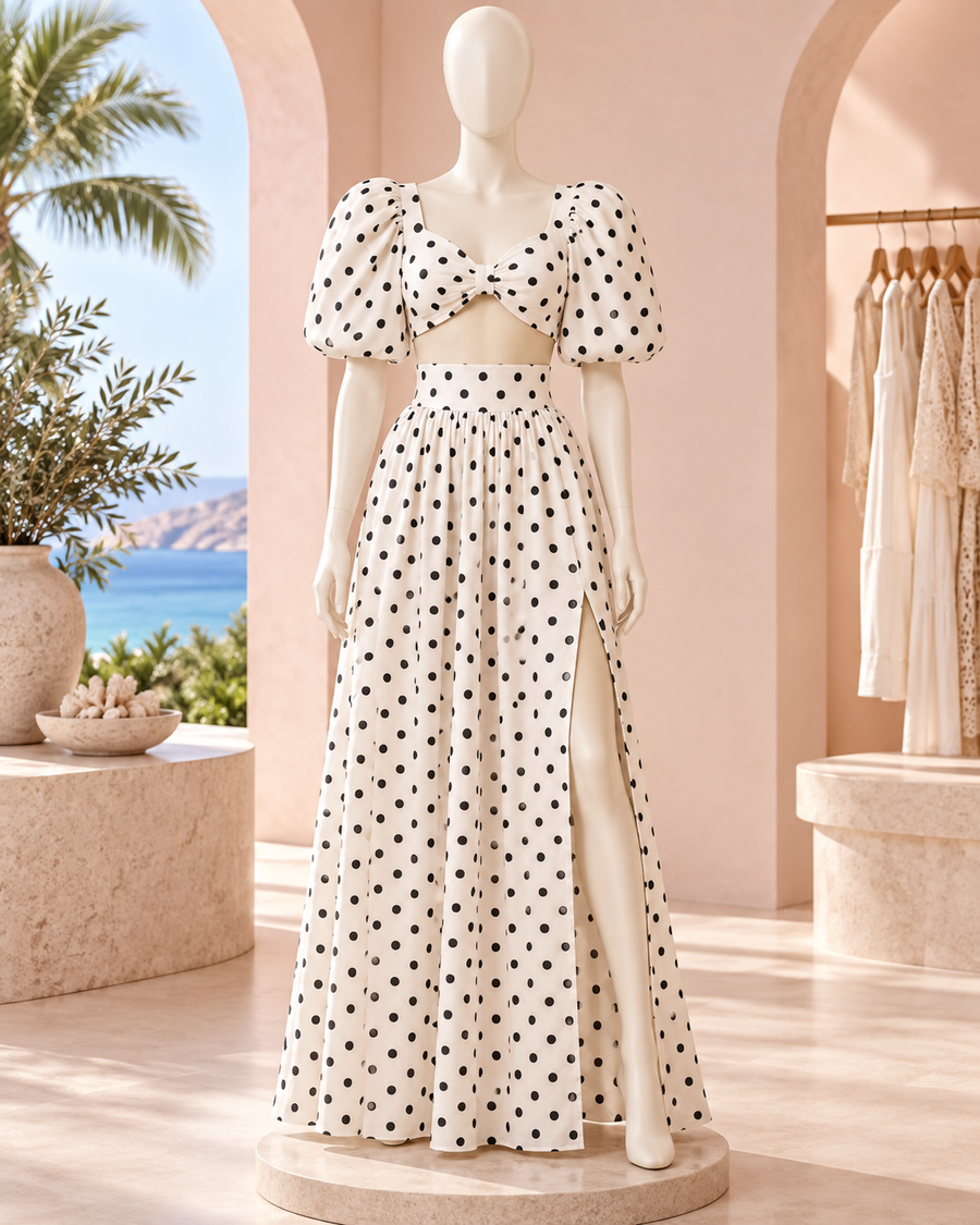 Maribel Polka Dot Set