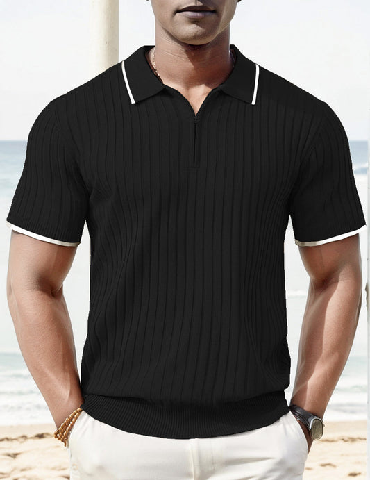 Men’S Casual Polo Shirt With A Chic Touch
